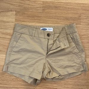 Old navy tan shorts NWOT